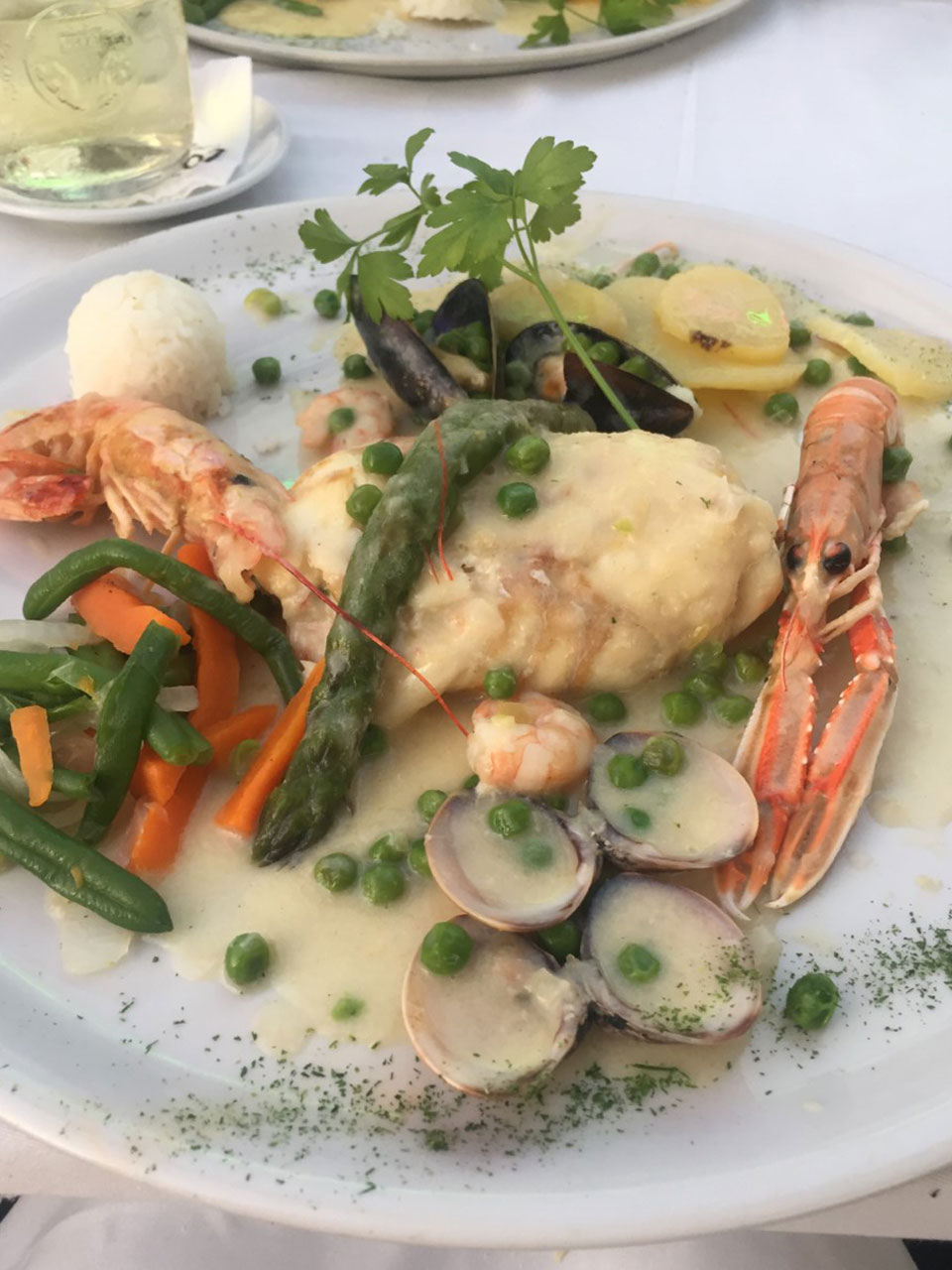 Mallorca supper by the harbour