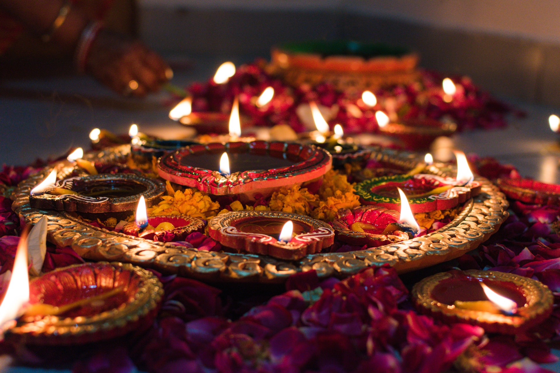 Happy Diwali candles Photo: Udayaditya Barua